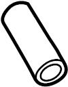 View 95810637310 Drive Motor Inverter Radiator Hose. Engine Coolant Hose. Water Hose Cooling W.  Full-Sized Product Image