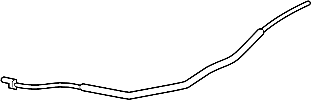 View 95851153102 Hood Release Cable (Front) Full-Sized Product Image
