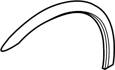 View 95855972750G2X Fender Flare (Front) Full-Sized Product Image