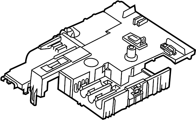 View 95861030900 Battery cover. Fuse and Relay Center Cover. LID POWER DISTRIBUTO.  Full-Sized Product Image