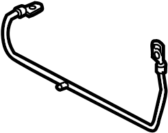 View 95861123530 Battery Ground Strap Full-Sized Product Image