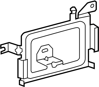 View 95861834801 Body Control Module Bracket Full-Sized Product Image