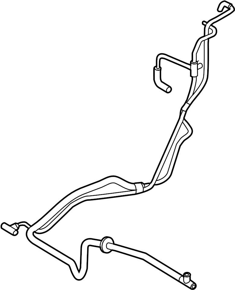 View 95811077300 Secondary Air Injection Pump Hose (Lower) Full-Sized Product Image