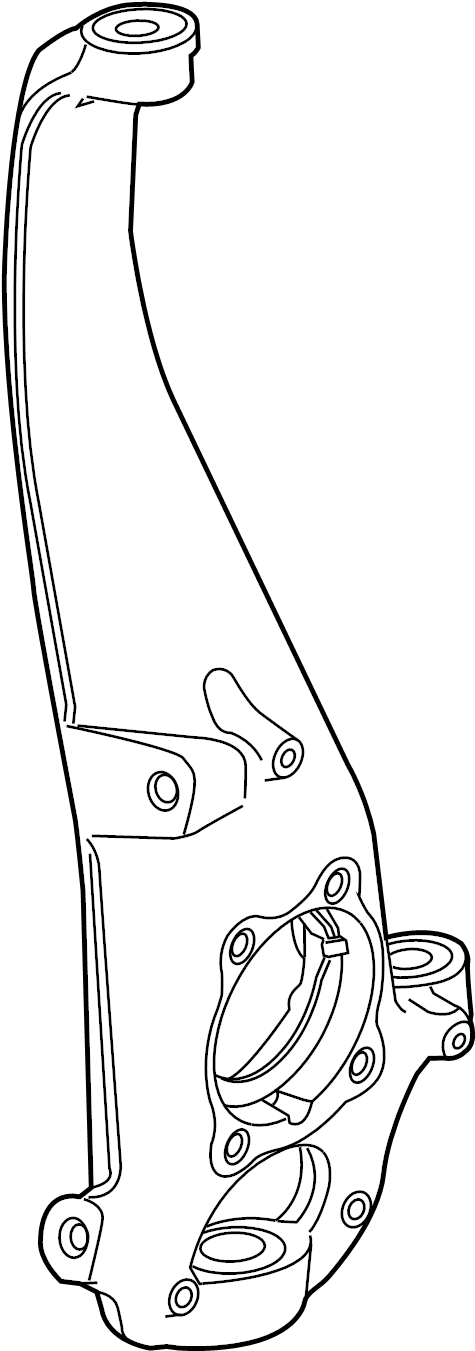 View 95834115501 Steering Knuckle (Left) Full-Sized Product Image