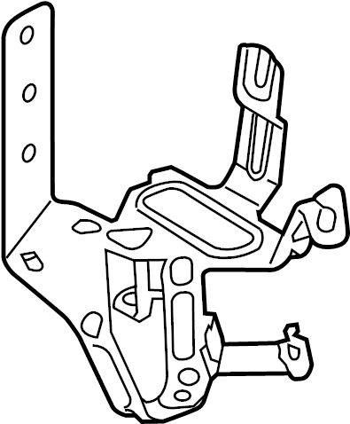 View 95831471701 Bracket. Mount. Shock. (Upper) Full-Sized Product Image