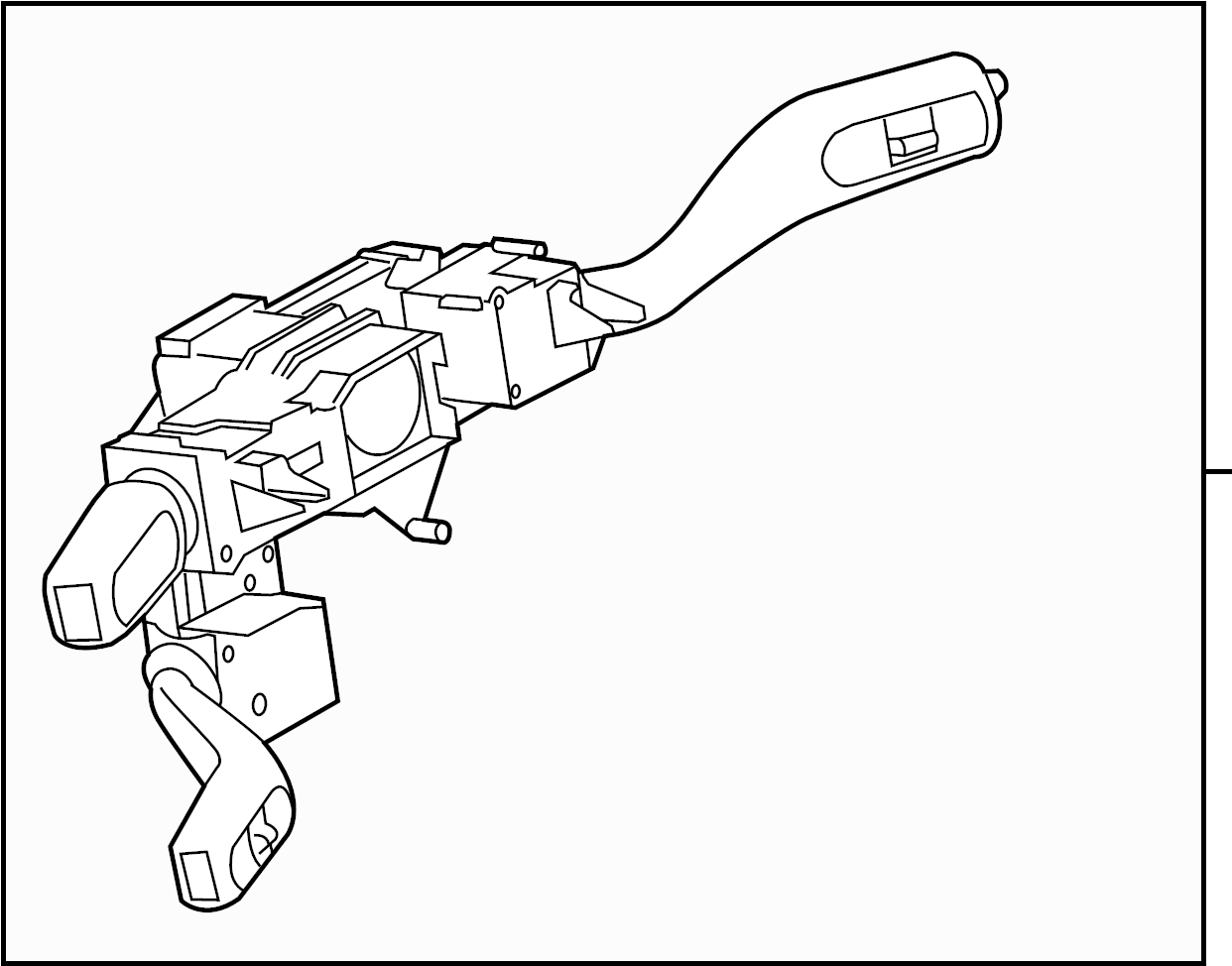 View 95861304103 Combo Switch. Steering column swit. Turn Signal / Combination Lever.  Full-Sized Product Image