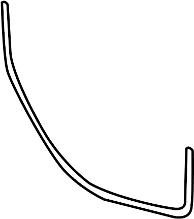 View 95857204800 Gasket. Panel. Dash. PLENUM. shield. Cowl. Firewall Seal.  Full-Sized Product Image
