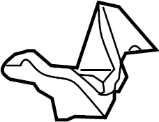 View 95857253100 Cowl Panel Gasket Full-Sized Product Image