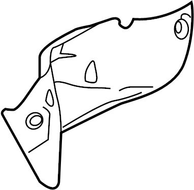 View 95855699400 Insulator. Insulation. PLENUM PA. Dash shield. Engine Compartment. Fender.  Full-Sized Product Image