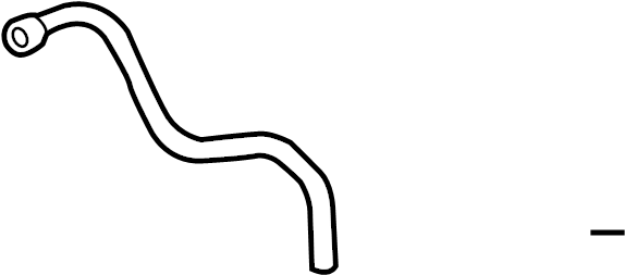 View 95856420400 Sunroof Drain Hose (Rear) Full-Sized Product Image