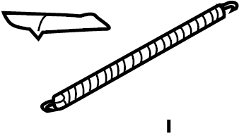 View 95856267100 Sunroof Deflector Hardware Kit Full-Sized Product Image