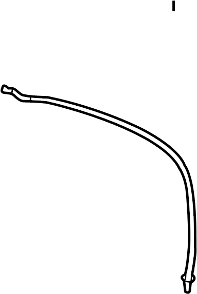 View 95856220400 Sunroof Drain Hose (Rear) Full-Sized Product Image