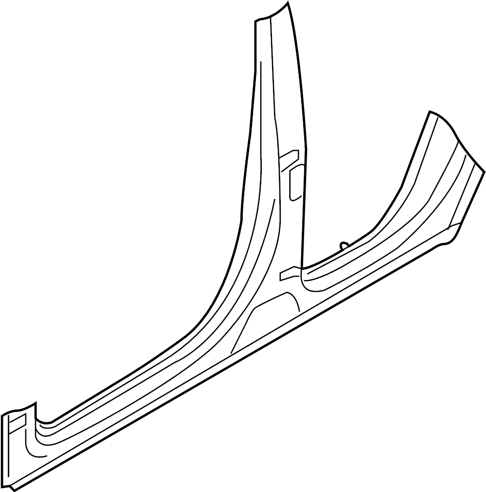 View 95850395100GRV Body B-Pillar and Rocker Panel (Lower) Full-Sized Product Image