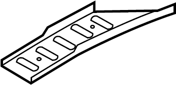 View 95850287100GRV Floor Pan Reinforcement (Front, Rear, Lower) Full-Sized Product Image