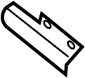 View 95855567300 Body A-Pillar Trim Panel Bracket (Upper) Full-Sized Product Image