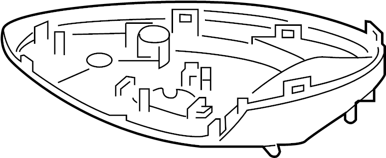 View 958731407009B9 Door Mirror Housing (Lower) Full-Sized Product Image