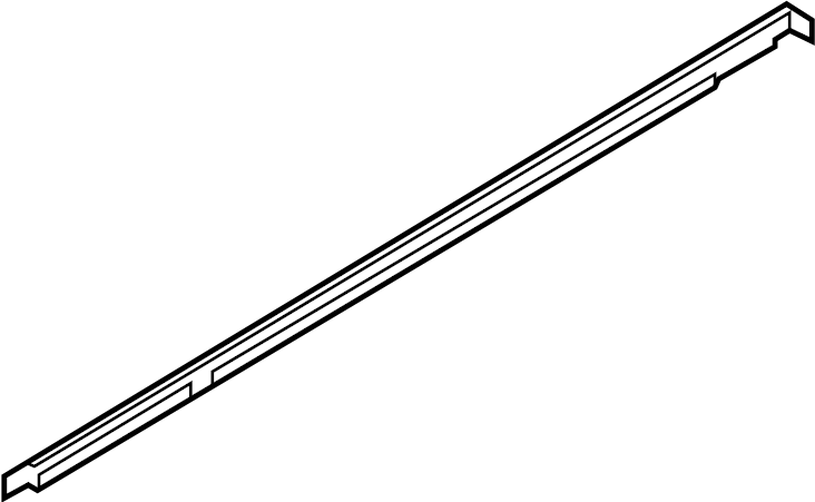 View 958559478027Z7 Door Window Belt Weatherstrip (Rear, Upper) Full-Sized Product Image
