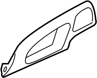 View 958555348005Q0 Interior Door Handle Trim Full-Sized Product Image
