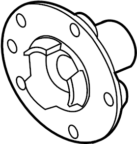 View 95834160501 Wheel Hub (Front) Full-Sized Product Image
