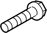 View WHT005460 Suspension Control Arm Bolt (Front, Upper) Full-Sized Product Image