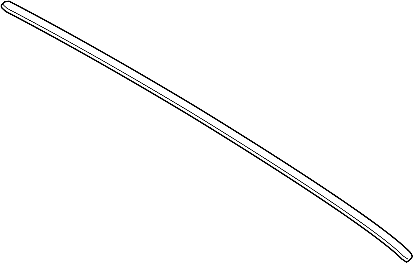 View 95854526005 Hatch Seal (Lower) Full-Sized Product Image
