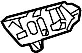 View 95850548401 Bumper Guide (Rear, Upper, Lower) Full-Sized Product Image