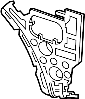 View 95850537750 Bumper Guide (Upper, Lower) Full-Sized Product Image