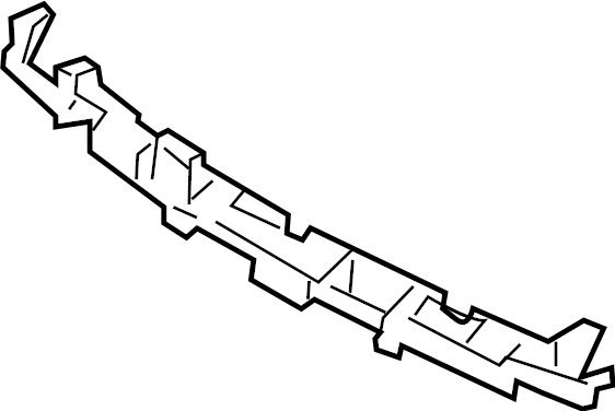 View 9Y0807550G Bumper Impact Absorber Full-Sized Product Image