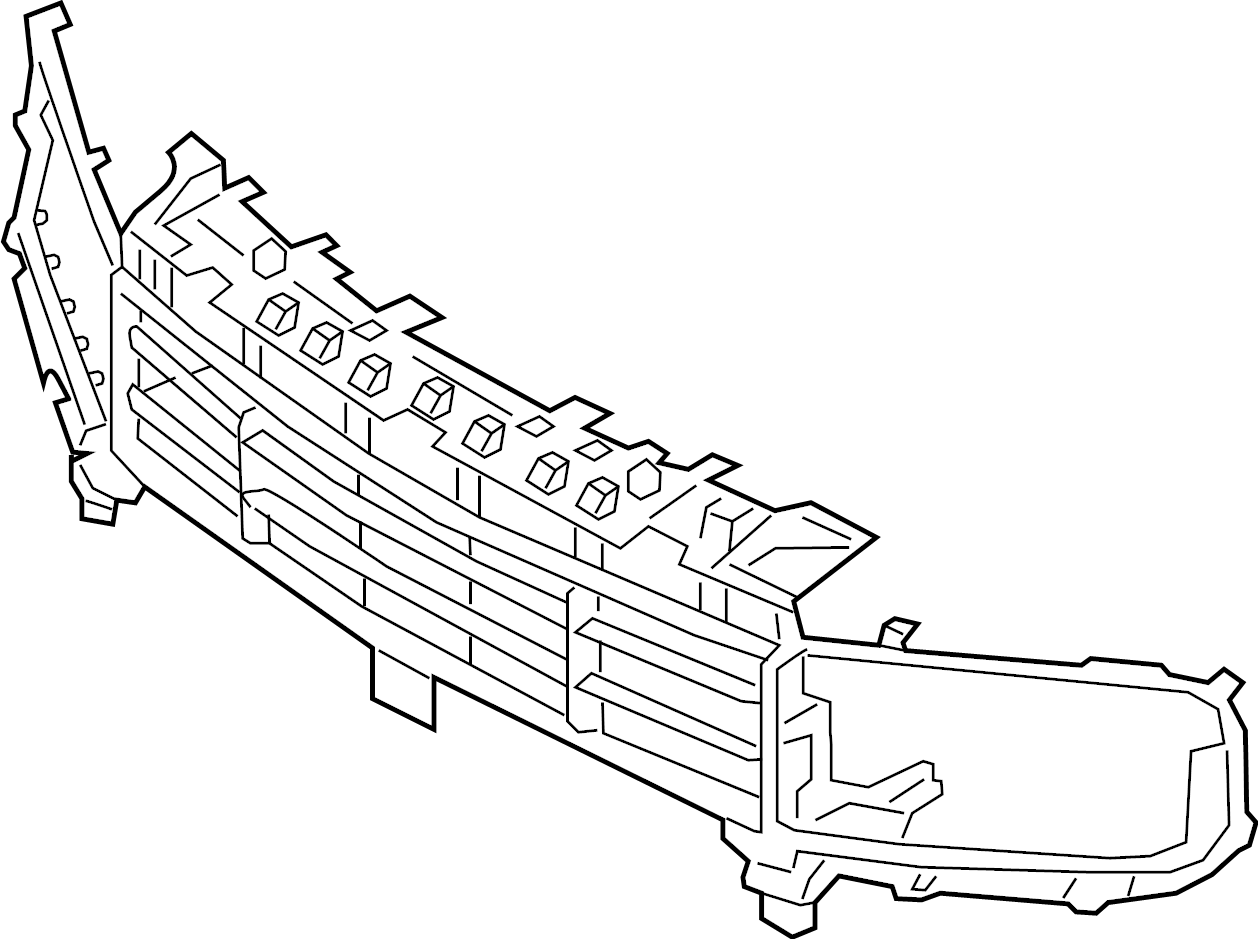View 9Y0807683ALOK1 Grille (Lower) Full-Sized Product Image