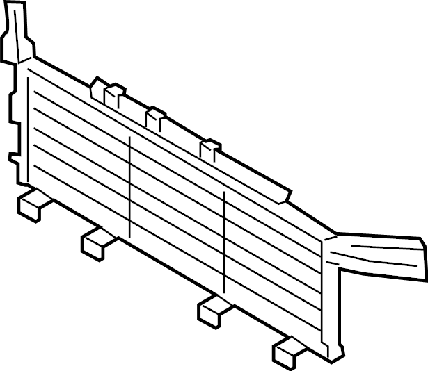 View 9Y0805519GOK1 Radiator Shutter Assembly Full-Sized Product Image