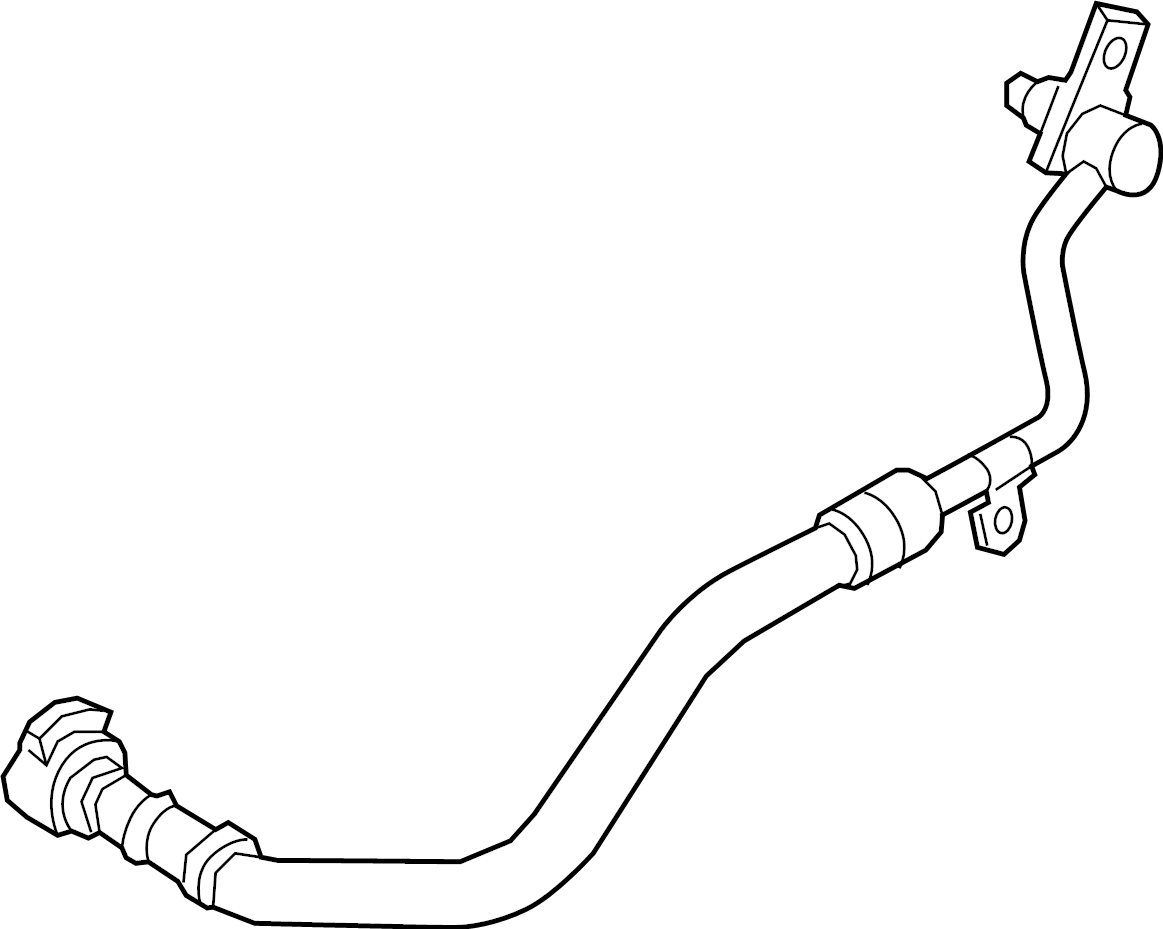 View 9Y0317817 Automatic Transmission Oil Cooler Hose Assembly Full-Sized Product Image
