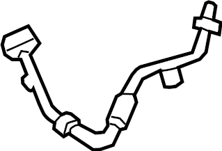View 9Y0820743K A/C Refrigerant Suction Hose (Front, Rear, Upper) Full-Sized Product Image