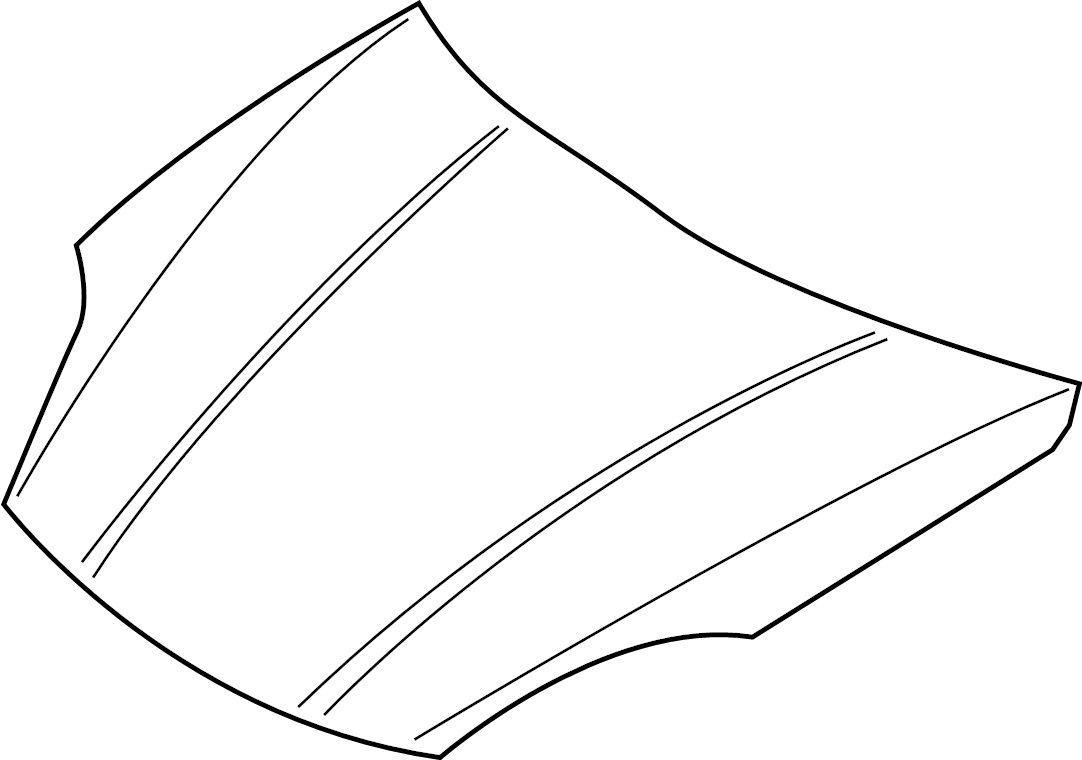 View 9Y0823031DYGRV Hood Panel Full-Sized Product Image