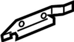 View 9Y0915749 Battery clamp. Terminal clamp.  Full-Sized Product Image
