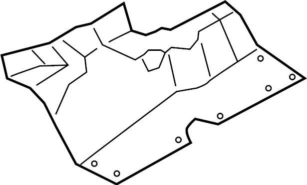 View 95882569210 Floor Pan Heat Shield Full-Sized Product Image