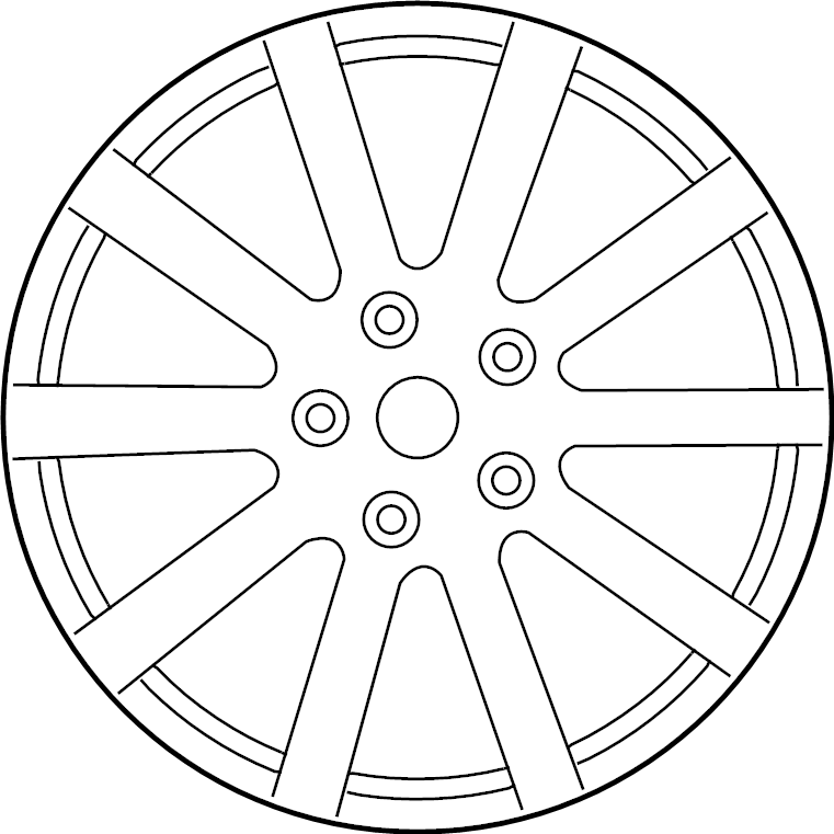 View 9Y0601025BA8Z8 Wheel Full-Sized Product Image