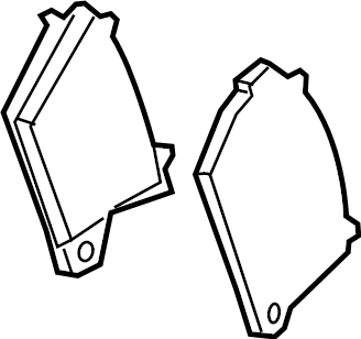 View 9Y0698151AP Disc Brake Pad Set (Front) Full-Sized Product Image
