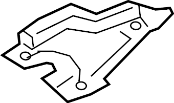 View 9Y0825214 Floor Pan Splash Shield Full-Sized Product Image