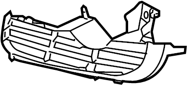 View 9875055530001C Grille (Lower) Full-Sized Product Image