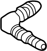 View 99762820900 Headlight Washer Hose Connector Full-Sized Product Image