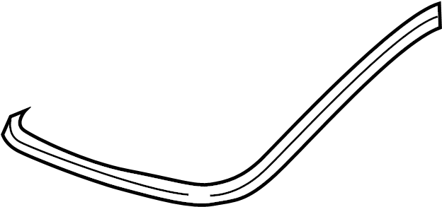 View 99751161101 Hood Seal (Front, Rear) Full-Sized Product Image