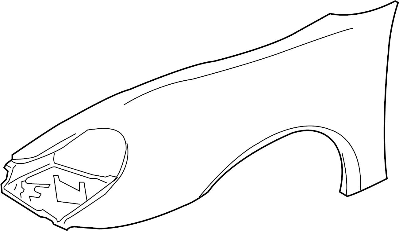 View 98750303104GRV Fender (Front) Full-Sized Product Image