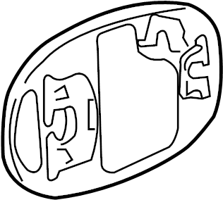 View 98750413401GRV Fuel Filler Door Full-Sized Product Image