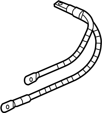 View 98760701901 Battery cable. CABLE LOOM.  Full-Sized Product Image