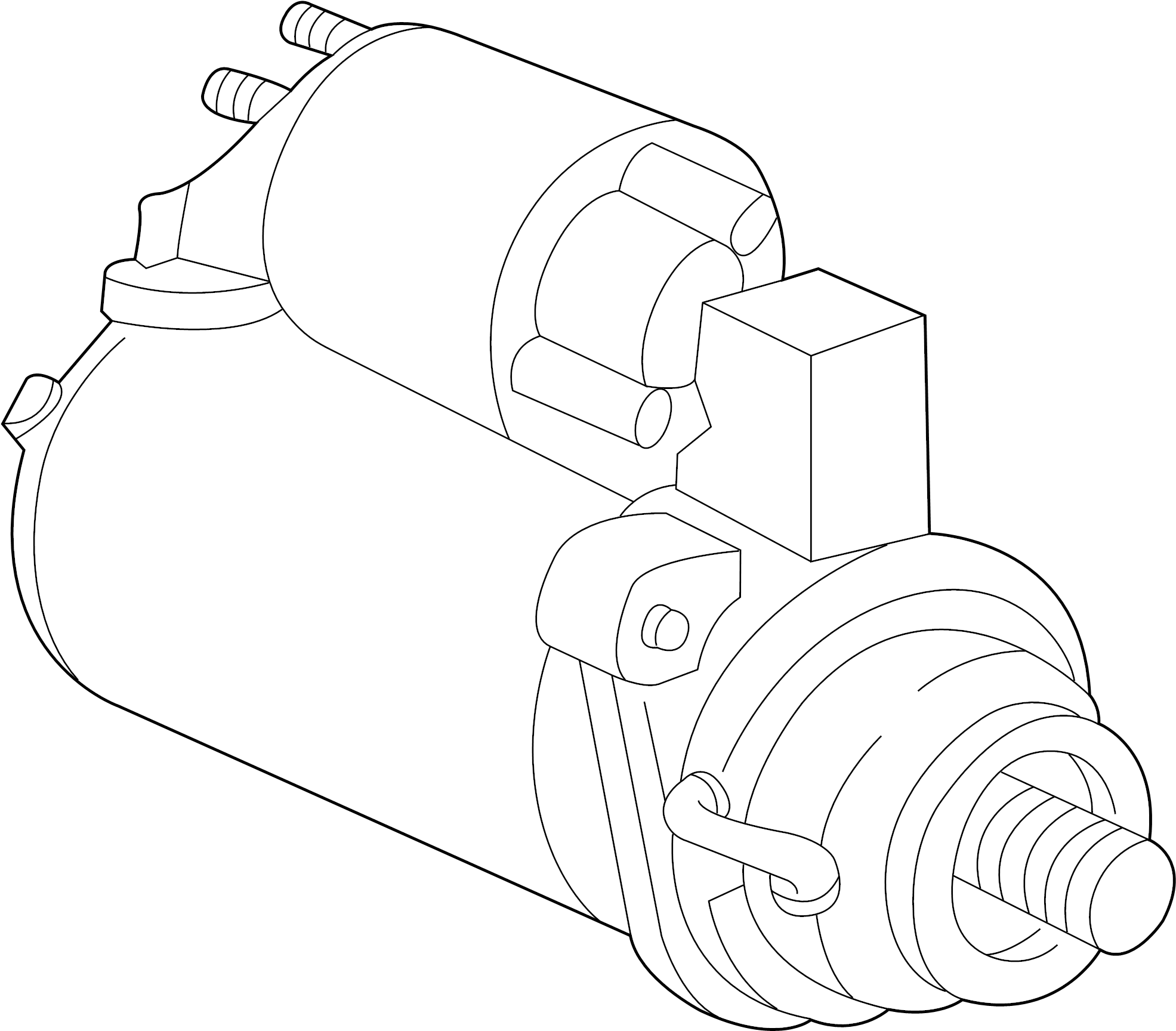 View 9A160410301 Starter Motor Full-Sized Product Image