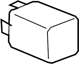 View 99965701790 Accessory Power Relay. Fuel Pump Relay. Secondary Air Injection Pump Relay.  Full-Sized Product Image