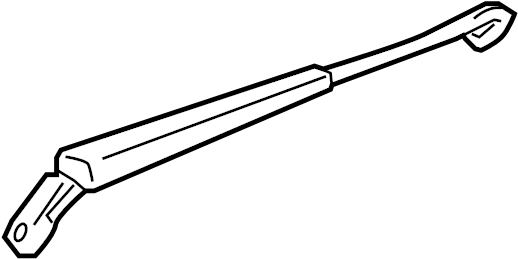 View 98762802700 Windshield Wiper Arm (Front) Full-Sized Product Image