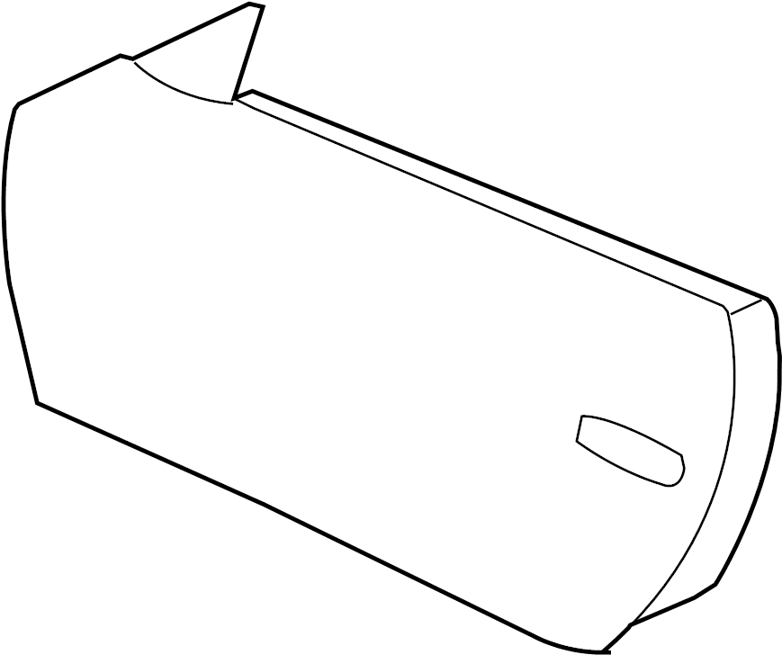 View 99753101106GRV Door Shell Full-Sized Product Image