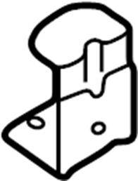 View 98650161300GRV Support. Panel. Wheelhouse.  Full-Sized Product Image