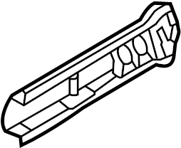 View 98750197802GRV Reinforcement. Rail. (Rear) Full-Sized Product Image